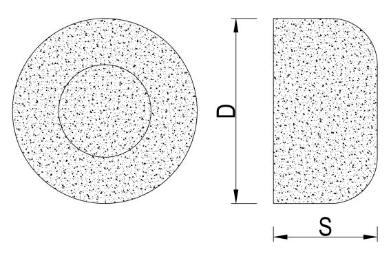 odporność ogniowa do EI 120 do stosowania w ścianie lub w stropie dostępne rozmiary: od Ø50mm do Ø200mm możliwość zabezpieczenia przejścia z / bez kabli ZASTOSOWANIE Bloczki INTU FR BRICK instaluje