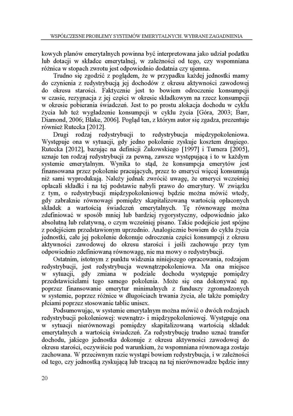 WSPÓŁCZESNE PROBLEMY SYSTEMÓW EMERYTALNYCH.