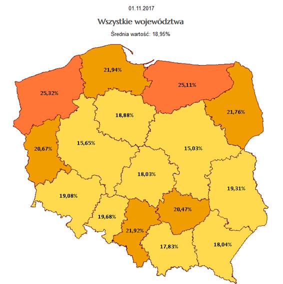 macicy w Polsce 21%