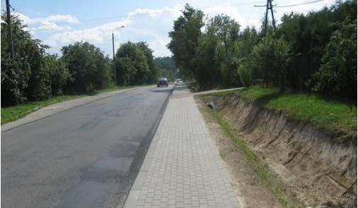Chodnik w Osmolicach Pierwszych przy drodze powiatowej nr 2277L. Utwardzenie parkingu przy CKiP w Piotrowicach W 2016r.