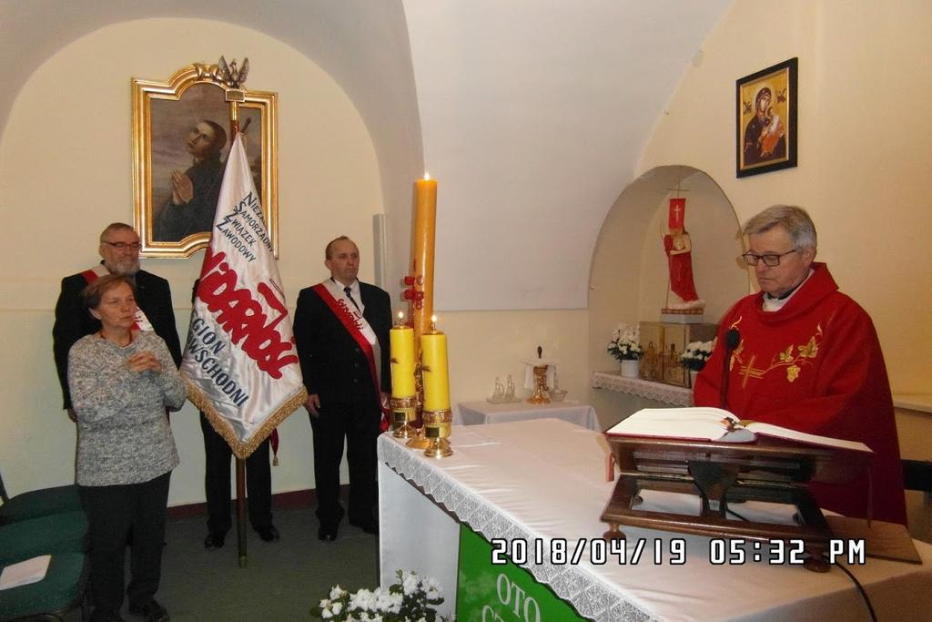 Miesięcznica za Polskę Tradycyjnie 19 kwietnia br., w Kościele Rektoralnym pw. św. Piotra Apostoła w Lublinie, sprawowana była Msza św. za Ojczyznę. Eucharystii przewodniczył i homilię wygłosił ks.