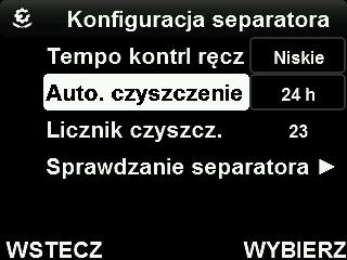 Szybka prędkość zapewnia dynamiczne działanie separatorów dla bardziej agresywnego stylu sterowania ręcznego, a domyślne ustawienie wolne jest wystarczająco szybkie dla większości sterników. 1.