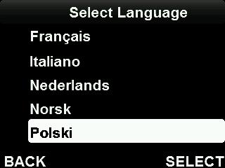5 WSTĘPNE URUCHOMIENIE 5.1 KONFIGURACJA SYSTEMU 1. Naciśnij i przytrzymaj przycisk ZASILANIE, aż logo Zipwake pojawi się na wyświetlaczu. 2.