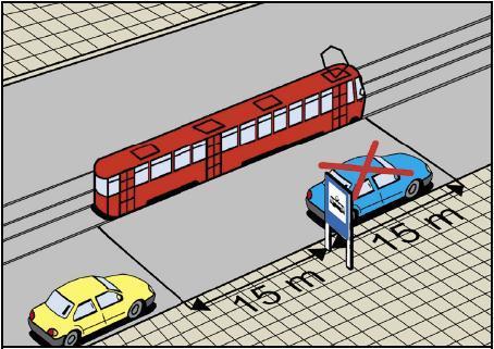 przepisy zabraniają zatrzymywad się: w odległości