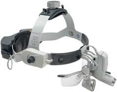 HEINE S-GUARD ramka ochronna: Zapewnia szybkie i proste symteryczne ustawianie części optycznej zamocowanej na czepcu oraz ochronę oczu przed zaprószeniem.