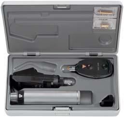 420 Instrumenty okulistyczne Kompletny zestaw zawiera: oftalmoskop BETA 200 w wersji XHL lub LED zapasową żarówkę w wersji XHL, twarde etui Zestawy oftalmoskopowe BETA 200 2,5 V XHL 3,5 V XHL LED