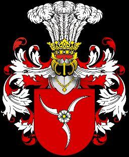 Herb Rola Tarcza herbu Rola ma barwę czerwoną. W polu czerwonym róża srebrna, od której odchodzą takież trzy kroje w rosochę. W klejnocie pięć piór strusich. Labry czerwone podbite srebrnym.