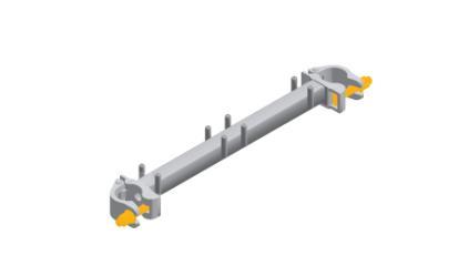 rusztowaniai, przewieszeń nad eleentai konstrukcyjnyi 4,20 6,20 8,20 22,00 27,00 31,00 E04AA0323 00985 00986 Belka pośrednia ray Służy do ontażu podestów na dowolnej wysokości w raie rusztowania