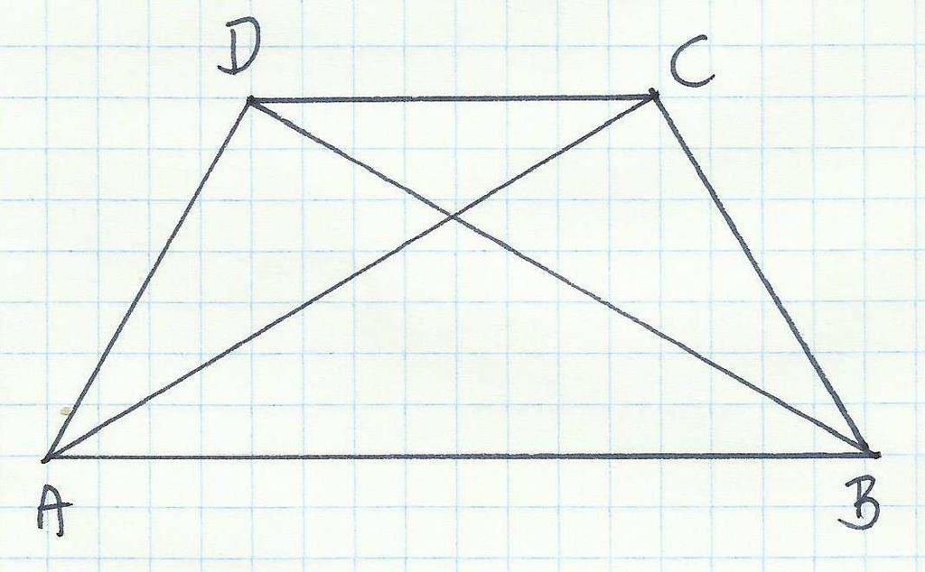 10 Przykład 8 W trapezie ABCD boki AB i CD są równoległe oraz BC AD. Uzasadnij, że trójkąty ABC i BAD są przystające.