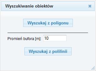 Następne powiększenie. Link do aktualnego widoku mapy. Po naciśnięciu tego przycisku otwierane jest dodatkowe okno, gdzie w polu edycyjnym jest kompletny link do mapy.