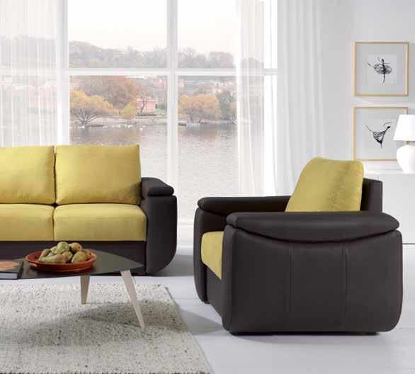 sofa WER.3, wym. 246 93 95, 152x200 fotel FOT.BF, wym. 98 85 87 tkanina GAYA 715 GENUA 240 98 68 68 85 wys. 43 wys.