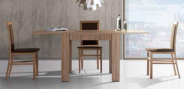 SATURN 40 stół rozkładany dąb sonoma extendable table sonoma oak SATURN 101 krzesło tapicerowane