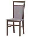 oak 46 x 90 x 43 cm MARS 131 krzesło tapicerowane w tkaninie typu etna 15 wenge 46 x 90 x 43 cm upholstered chair with fabric - etna 15 wenge 46 x 90 x 43 cm MARS 121 krzesło tapicerowane w tkaninie