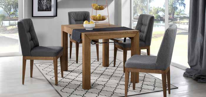 /450/500 x 78 x 95 cm extendable table 200/250/300/350/ 400/450/500 x 78 x 95 cm dąb rustical olejowany, lakier UV oiled rustical oak POLARIS 02 stół