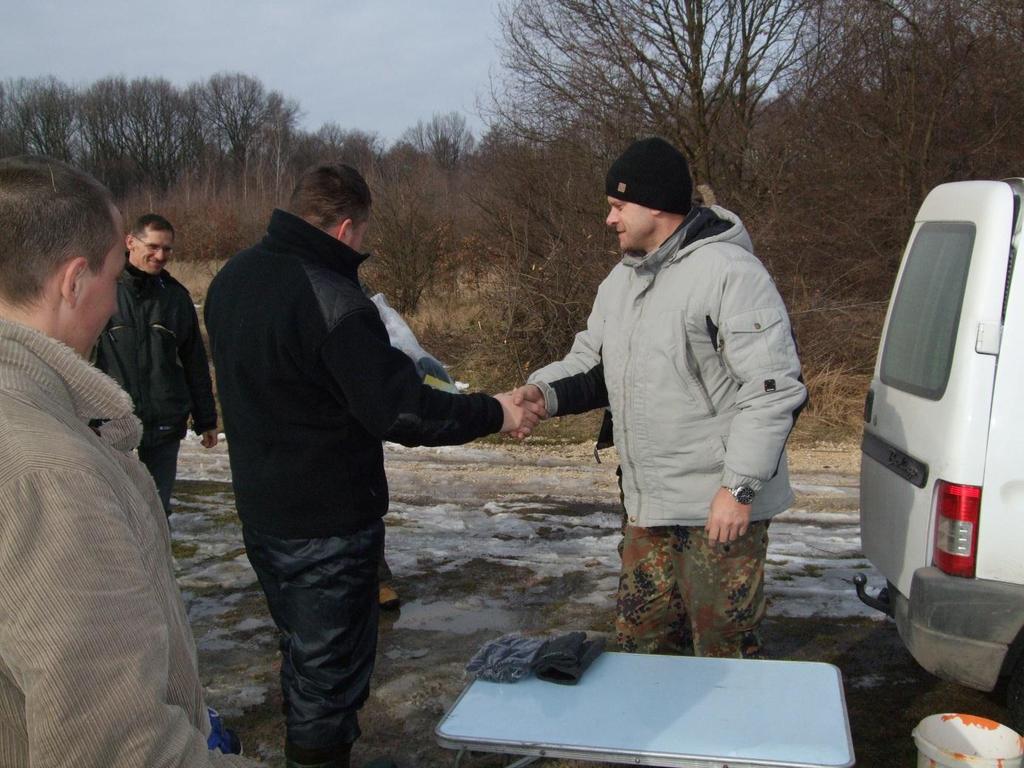 Udział wzięło 16 zawodników Punktowało 16 zawodników Ogółem złowiono 14680g ryb. W porównaniu do roku ubiegłego frekwencja była tak sama, a złowiono 3 krotnie więcej ryb. 6.04.