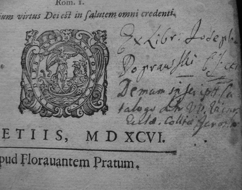 T. Janik, Osiemnastowieczny Inwentarz Biblioteki... 11 zbioru cieszyła się mniejszym zainteresowaniem, ponieważ nie odnajdujemy tam oznaczeń mogących sugerować brak egzemplarza podczas kontroli.