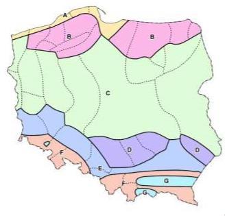 4.5. Warunki klimatyczne na terenie Gminy Gogolin Według podziału E. Romera Gmina Gogolin leży w regionie klimatów podgórskich nizin i kotlin i należy do najcieplejszych w Polsce.