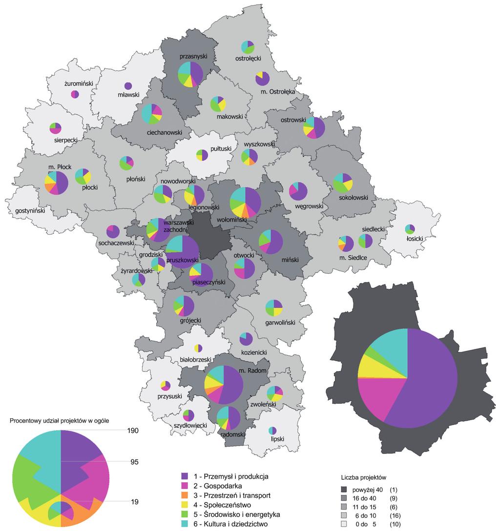 74 Monitoring realizacji Strategii rozwoju województwa mazowieckiego do 2030 roku. Innowacyjne Mazowsze Raport 2014 Rycina 54.