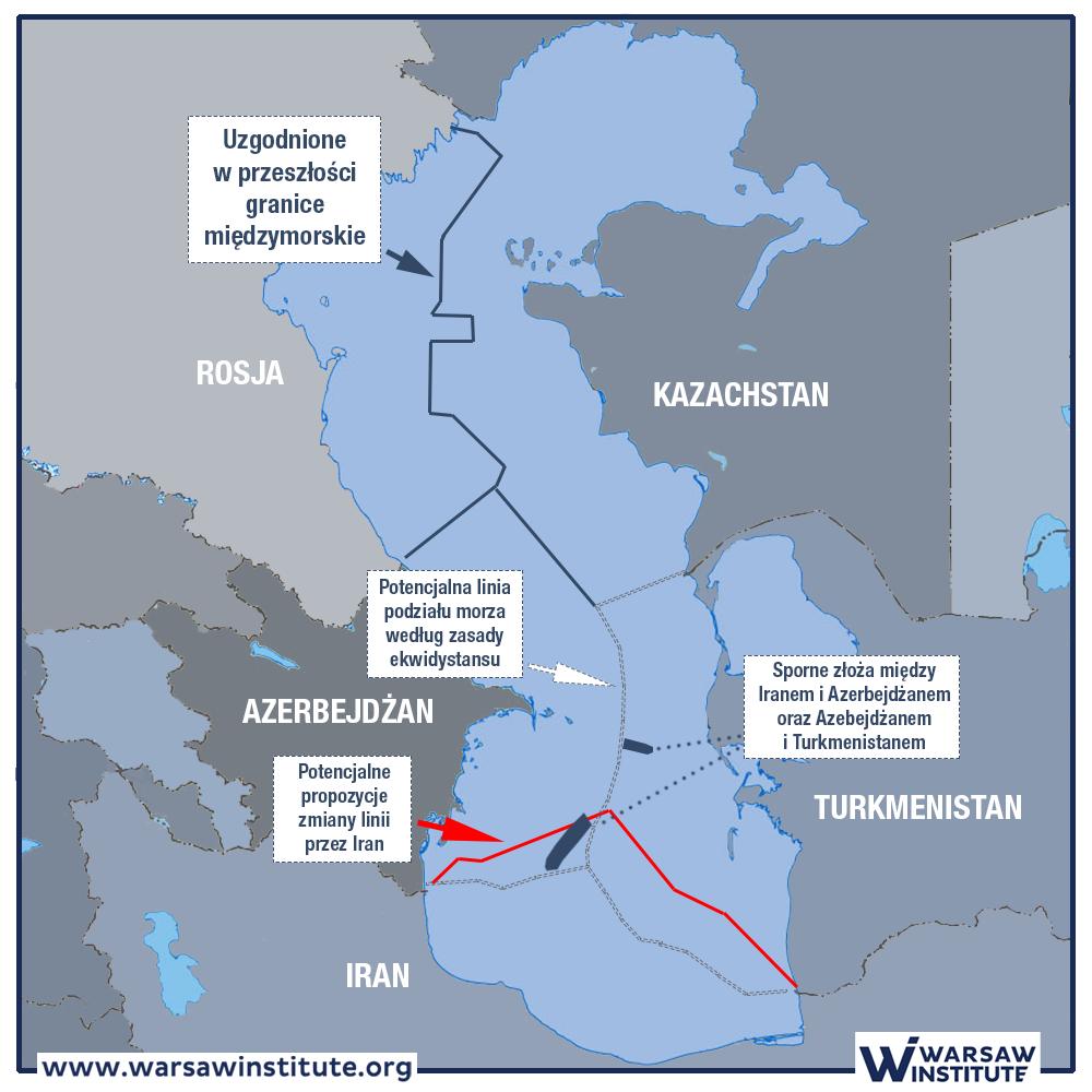 Wstępny charakter mają także ustalenia ws. podziału dna (i obecnych w nim surowców naturalnych) Morza Kaspijskiego na sektory poszczególnych państw.