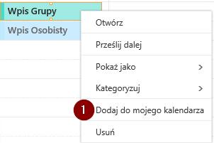 2.2.4 Planowanie czasu Korzystanie z kalendarza zespołu, dodawanie spotkań, integracja z kalendarzem użytkownika.