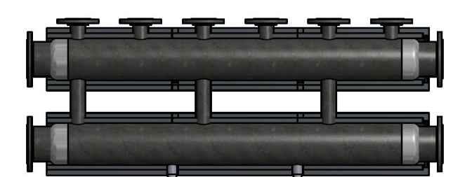 NOWOŚĆ SYSTEM DO 50 kw Zwrotnica hydrauliczna CPN 50, 00 Zwrotnice hydrauliczne CPN wykonana została ze stali.