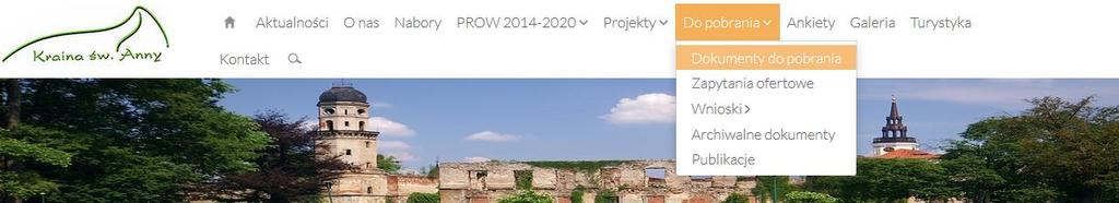 Dokumenty Stowarzyszeniowe oraz dokumenty PROW 2014-2020: Dokumenty podstawowe Stowarzyszenia Kraina św. Anny LSR Stowarzyszenia Kraina św. Anny Regulamin Rady Programowej wraz z załącznikami.