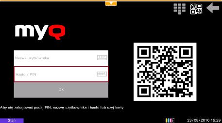 Hasło QR (Android, ios) Karta zbliżeniowa Możliwość zastosowania kombinacji formy