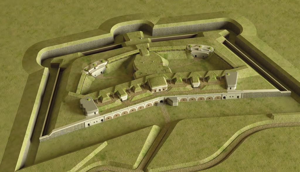 Programy rozbudowy na lata 1900 1905 i 1905 1914 207 9.4. Modernizacja fortu XI Duńkowiczki (1902 1908?) Fort XI Duńkowiczki planowano zmodernizować w podobny sposób jak fort X Orzechowce.