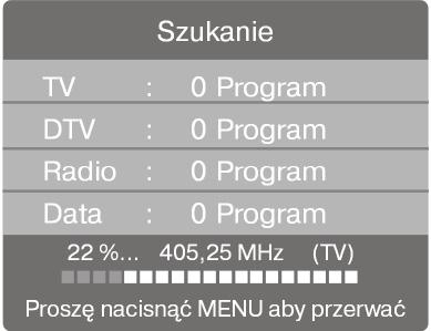 Tune Type Typ cyfrow. Typ skan. ID sieci Częstotliwość Sz. Symb.
