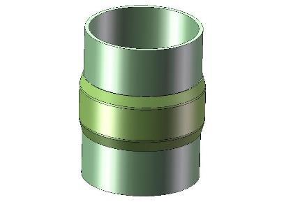 Nozzle with full flange Zaślepka