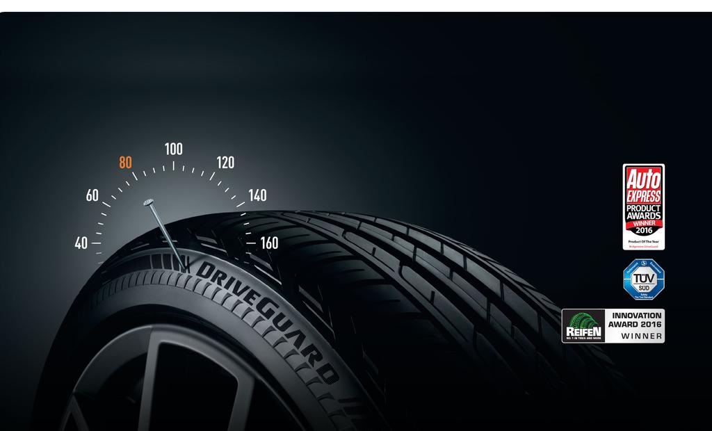 DriveGuard Zalety opon DriveGuard PRZEBITA OPONA? CIEBIE TEŻ MOŻE TO SPOTKAĆ.