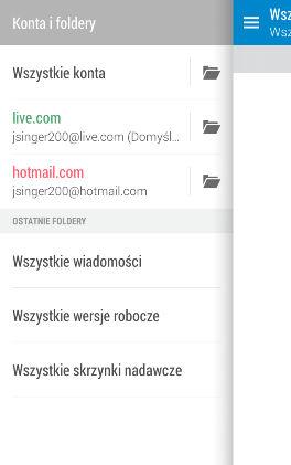 130 E-mail E-mail Poczta Sprawdzanie poczty Aplikacja Poczta to miejsce, gdzie można czytać, wysyłać i organizować wiadomości e-mail z jednego lub kilku kont e-mail skonfigurowanych w telefonie HTC