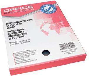Otwierane u góry - Wykonane z mocnej folii polipropylenowej (PVC) Opak. ES 47561003 170 mic. 10 szt.