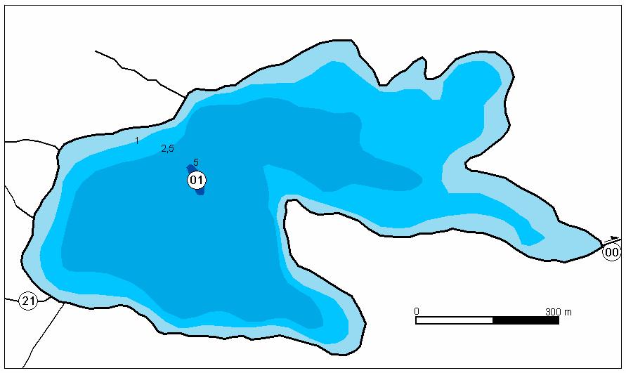 Jezioro Mukrz o powierzchni zwierciadła wody na poziomie 43,3 ha i objętości 907,6 tys. m3 jest zbiornikiem niewielkim i stosunkowo płytkim.