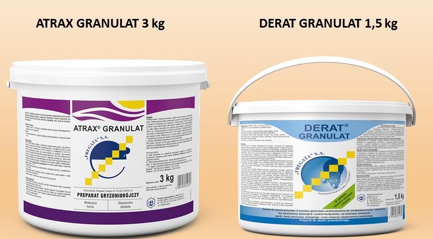 Granulaty firmy FREGATA do wyboru ATRAX GRANULAT