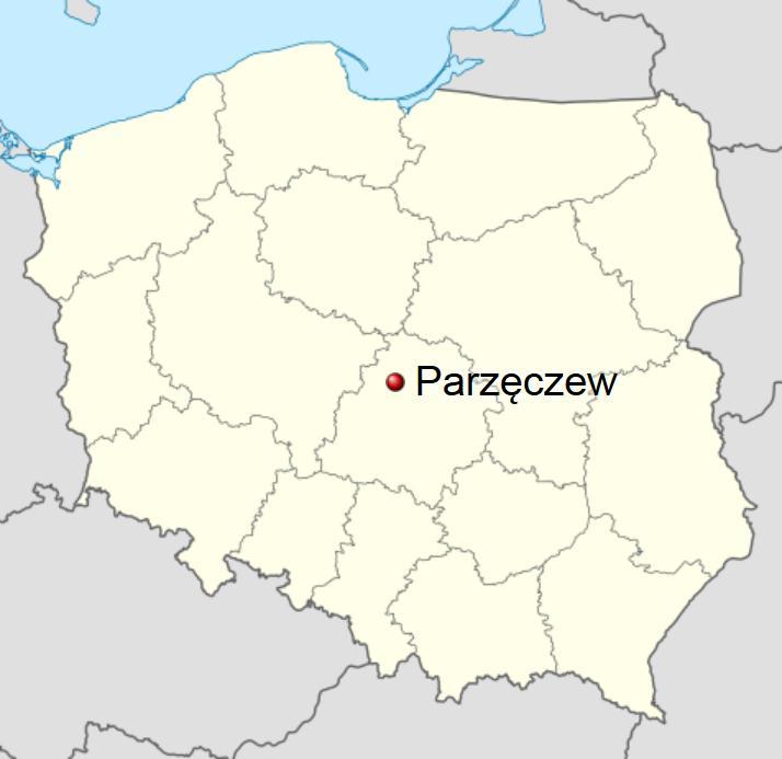 POŁOŻENIE NIERUCHOMOŚCI Nieruchomość położona jest w miejscowości Parzęczew Jest to niewielka wieś stanowiąca siedzibę gminy, położona w sąsiedztwie drogi wojewódzkiej nr 469 oraz autostrady A2.