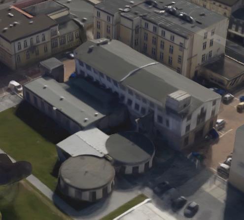 Budynek wyłączony z eksploatacji, trwa przebudowa i rozbudowa. Budynki w trakcie realizacji inwestycji - rewitalizacja. W stanie obecnym przekazane Generalnemu Wykonawcy.