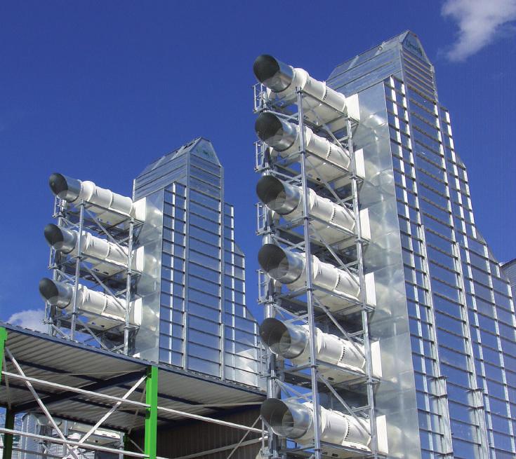 Both options allow the dryer to work in the close proximity to residential buildings. SUSZARNIE ECO-MASTER Oprócz standardowych suszarni, oferujemy suszarnię najnowszej technologii ECO-Master Cimbria.