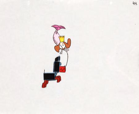 130 Lechosław Marszałek (1922-1991) "Reksio kosmonauta", folia animacyjna nr 44, 1972 r.