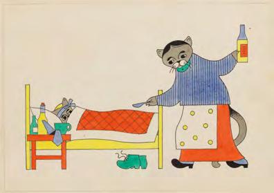 1959 150 Andrzej Wiercieński (1912-1987) "Pimpuś Sadełko", projekt ilustracji do książki do książki Wandy Chotomskiej, s.