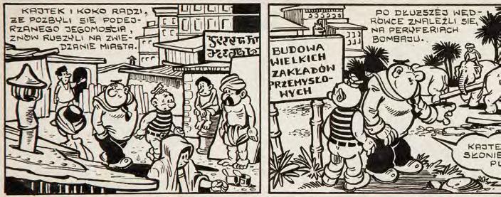 tusz/papier, 8 x 36 cm na odwrociu pieczątka 'Wieczór Wybrzeża' "Wieczór Wybrzeża" 1964-65 Giełda