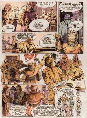 46 Marek Szyszko (ur. 1951) "Lew z brązu", plansza komiksowa nr 7, 1978 r.