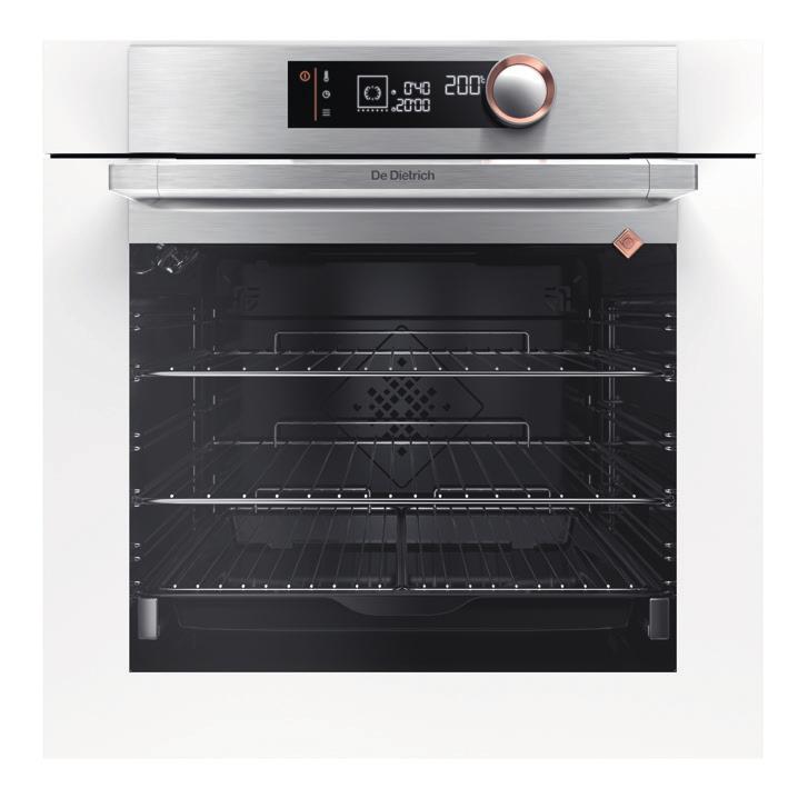 MULTIFUNKCYJNY PIEKARNIK PIROLITYCZNY DOP7350X Wykończ. stal nierdz / czarne szkło Intuicyjny panel sterujący White on Black Komora piekarnika o pojemności 73 l Kl. en.