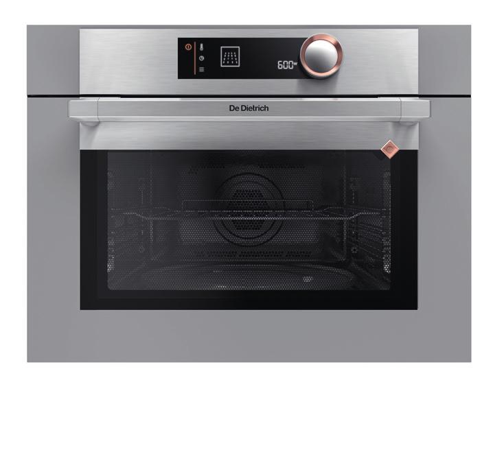 Timer zakres 60 min z funkcją opóźnionego startu Drabinki boczne 450 x 560 x 550 mm DKC7340W PURE WHITE 4 999 PLN KOMPAKTOWY PIEKARNIK Z FUNKCJAMI MIKROFALI DKC7340G Wykończ. stal nierdz.