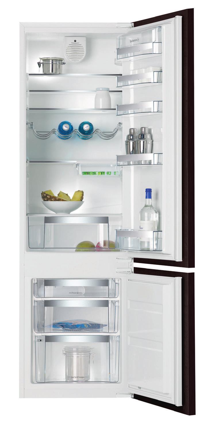 CHŁODZIARKO- ZAMRAŻARKA DO ZABUDOWY DRC1027J Wysokość niszy do zabudowy 178 cm Szerokość 54 cm Klasa energetyczna A+ Klasa klimatyczna SN/T Pojemność całkowita 282 litry Poziom głośności 40 db