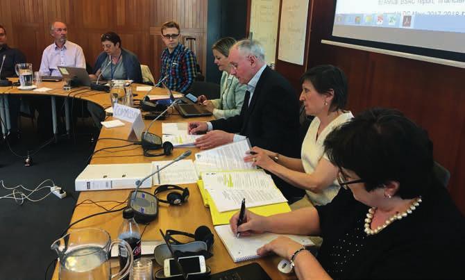 Życzyła również owocnych obrad Zgromadzeniu, w którego agendzie były wybory przewodniczących Zgromadzenia Ogólnego, Komitetu Wykonawczego i grup roboczych.