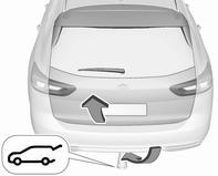 W pojazdach wyposażonych w automatyczną skrzynię biegów klapę tylną można obsługiwać wyłącznie po zatrzymaniu pojazdu i ustawieniu dźwigni zmiany biegów w położeniu P.