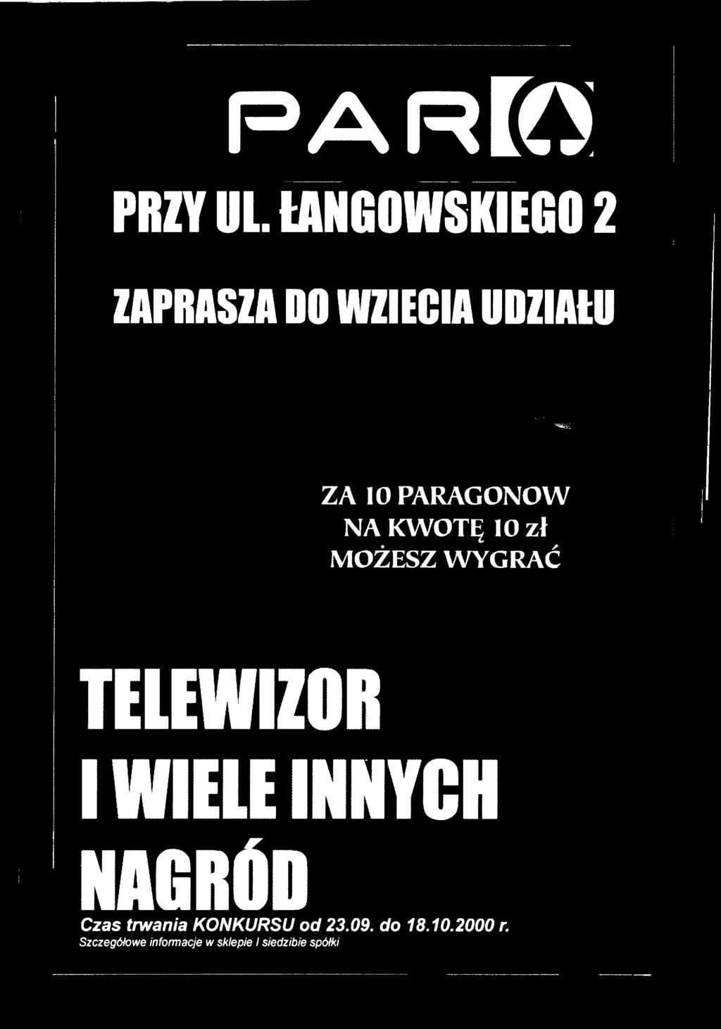 MOŻESZ WYGRAĆ TELEWIZOR IW IEU INNYCH