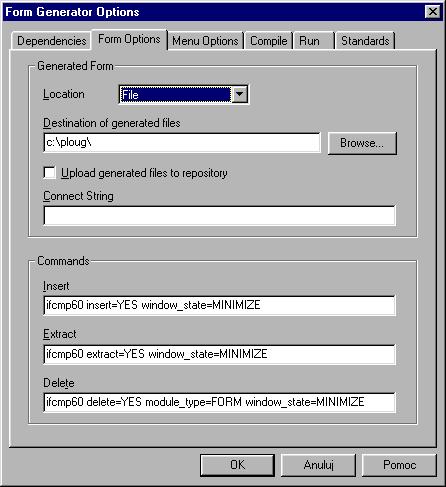 Proces generacji aplikacji Krok 2.