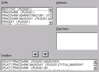 Przepływ danych (dataflow) Przepływ danych jest chwilowym przeniesieniem danych.